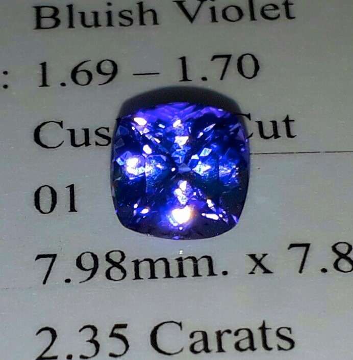 2.35CT Certified Tanzanite