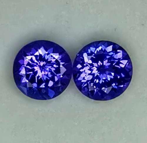*** TANZANITE *** 1.56CT Certified Tanzanite Pair