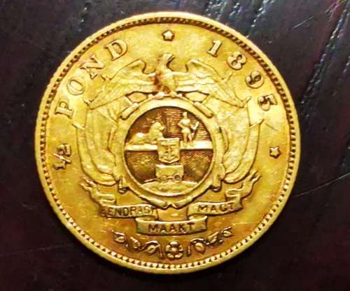 1895 GOLD SINGLE SHAFT HALFPOND