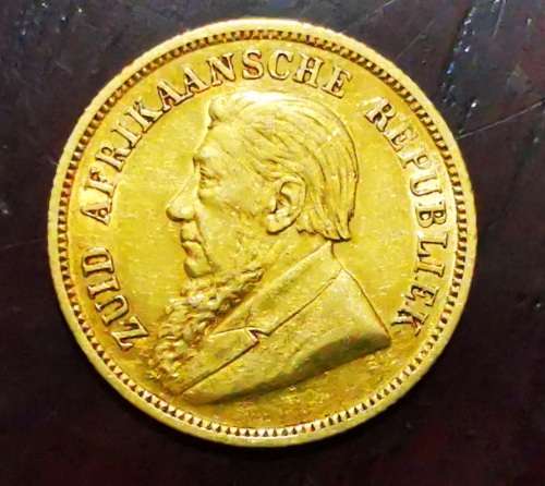 1895 GOLD SINGLE SHAFT HALFPOND