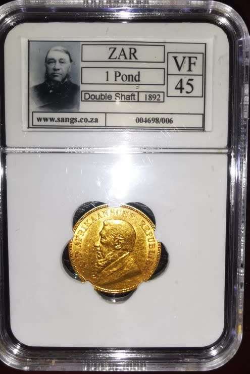 1892 GOLD DOUBLE SHAFT POND