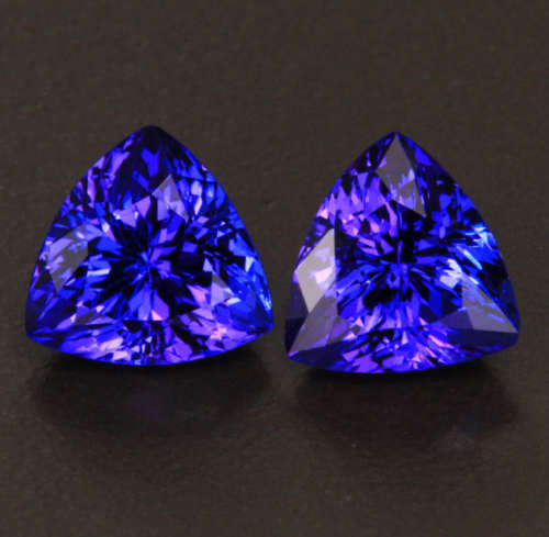 5.10CT TANZANITE PAIR * Certified Tanzanite *