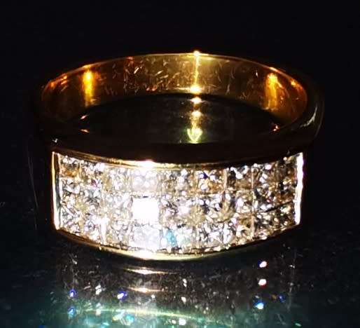 1.5ct Diamond Ring, 18k white gold