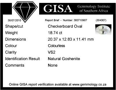 MORGANITE GOSHENITE