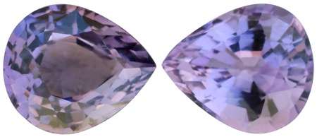 2.23CT SRI LANKAN SPINEL [G.I.S.A.CERTIFIED] Matching Pair,ColourChange: Bluish-Violet to Pink, VVS