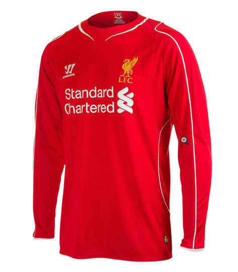 Liverpool Home Jersey 2014/15 Long Sleeves