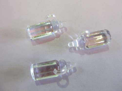 Acrylic Shapes, Bay Bottle Shape, Clear, 29mm, 1pc