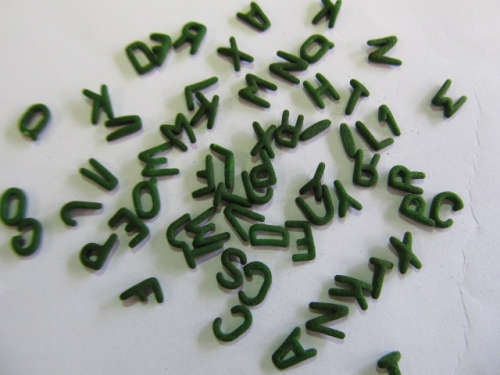 Letters and Numbers Non Toxic Dark Green 7mm