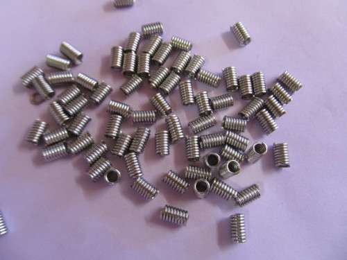 Findings Spacers Spring Metal Nickel 8mm x 4mm ±20pc