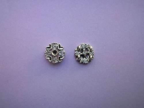 Findings, Sliders, Nickel, 13mm, 2pc