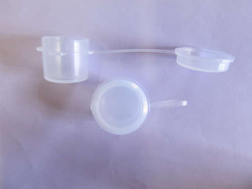 Container, Small Tub With Lid, ±8ml, Clear Plastic