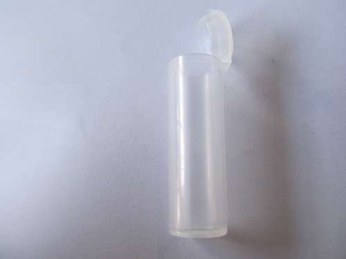 Container With Cap, Plastic, Clear, 10ml, 1pc