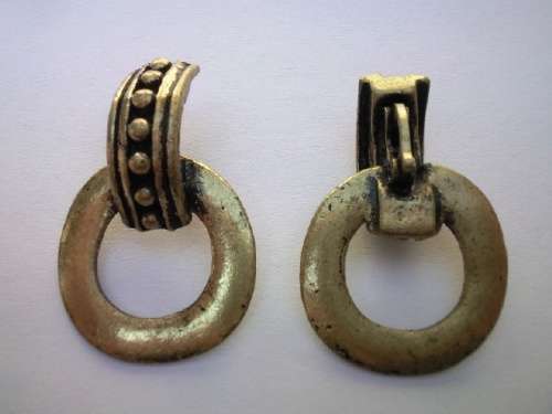 Pendant Bails, Bronze, 36mm, 1pc