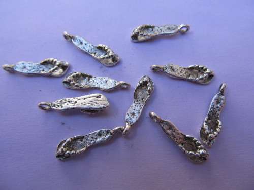 Charms, Metal, Nickel, Casual Shoe, 18mm, 5pc