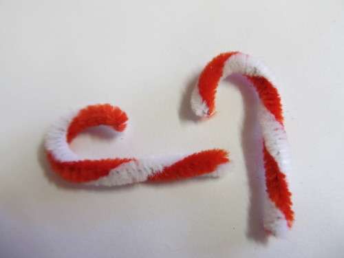Candy Cane, Red And White, 50mm, 1pc
