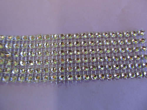 Bling String, Silver, 30mm Wide, ±10cm Long