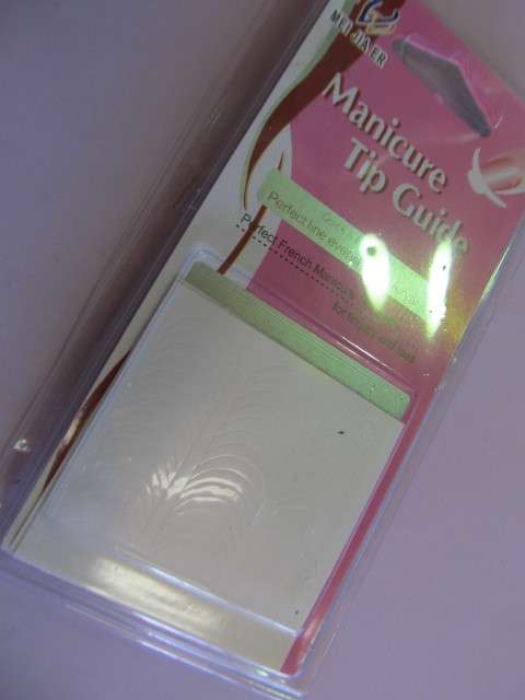 Beauty Products Make Up French Manicure Tip Guide White