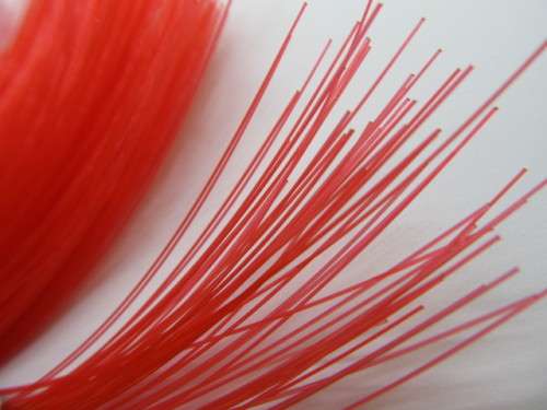 Stringing Material, Gut, Red, 60cm Per pc - 10pc