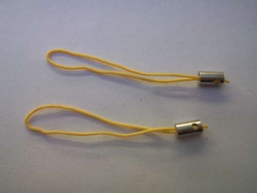 Cellphone Straps Yellow 5pc