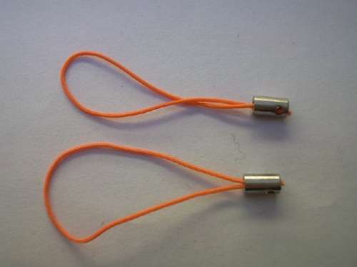 Cellphone Straps, Orange, 5pc