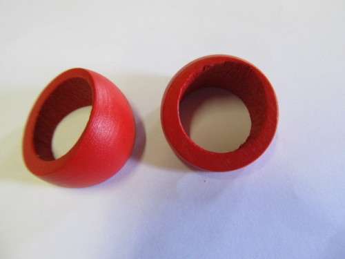 Ring Wood Red Size O