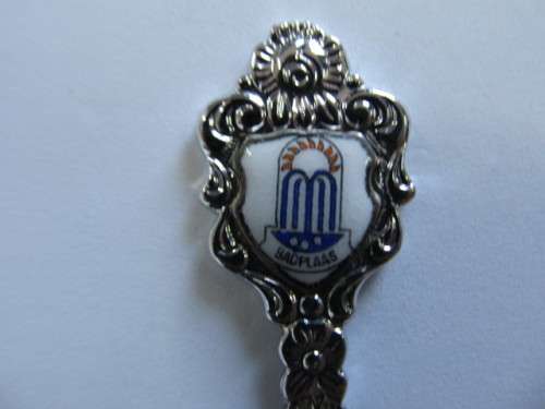 Spoon Sugar Souvenir Badplaas Silver Colour 110mm
