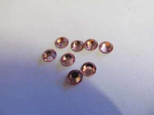 Swarovski Rhinestones, Flatback, Glue-on, Light Rose, 1pc, 4mm, SS16