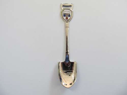 Spoon Sugar Souvenir Pennsylvania Keystone State Shovel Silver Colour 110mm