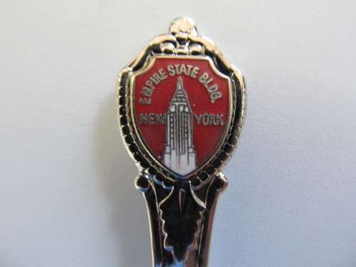 Spoon Sugar Souvenir New York Empire State Building Silver Colour 110mm