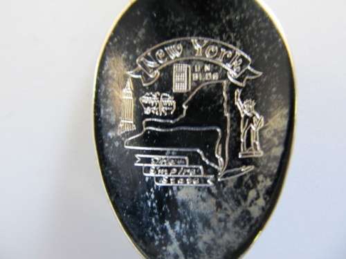 Spoon Sugar Souvenir New York Empire State Building Silver Colour 110mm