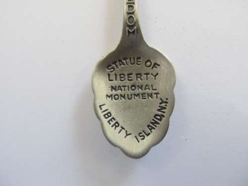 Spoon Tea Sugar Collectors Item Statue Of Liberty Monument Symbol Of Freedom 110mm