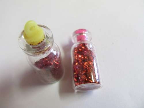 Glitter, Red, 1pc
