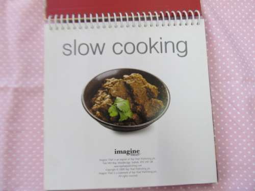 Slow Cooking Recipes, 36 Recipes, 90 Pages, Hard Cover