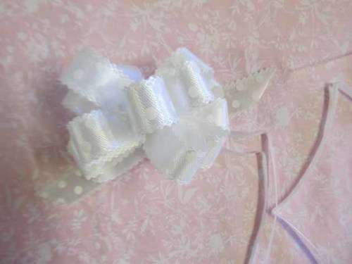Ribbon And Lace, Ribbon Bow, White