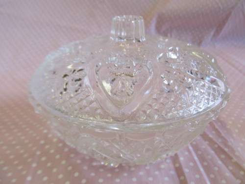 Candy Bowl, Clear, Glass, 90mm x 130mm 1pc