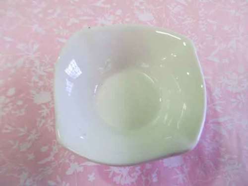 Condiment Bowl, Square, White Glass, 85mm x 35mm 1pc
