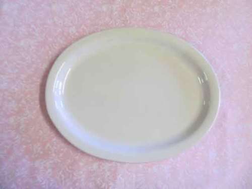 Chelsea, Oval Serving Platter, White, Glass, 32cm x 26cm