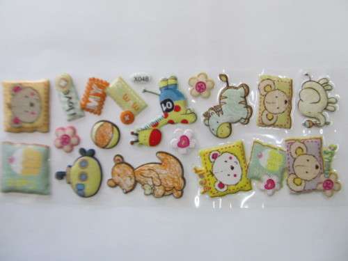 Scrapbooking and Card Making, Stickers Puff, 15pc