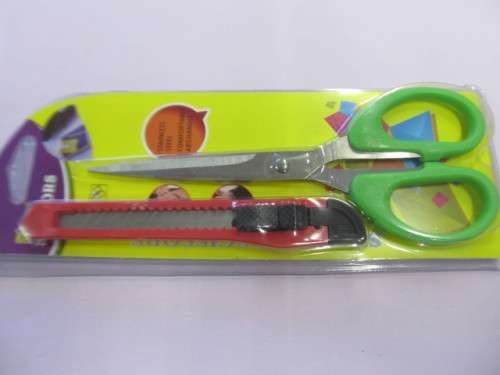 Beading Tools, Cutter Set, Knife and Scissors, 2pc / 1 Set