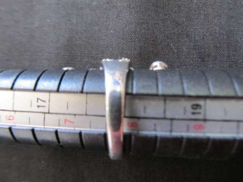 Fine Jewellery, Ring, Silver, Stamped 925, Size 18mm
