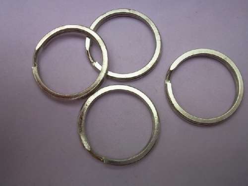 Keyring, Nickel, 2pc, 25mm