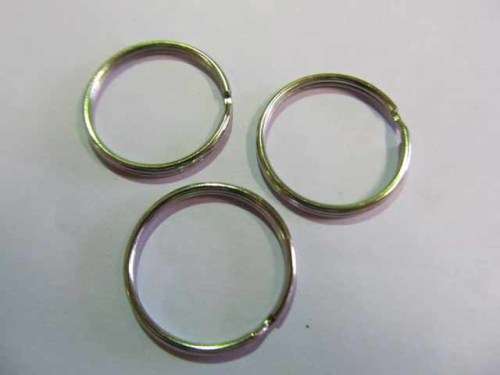 Keyring, Nickel, 4pc, 25mm