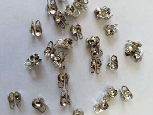 Findings, End Pieces, Calottes, Nickel, ±30pc