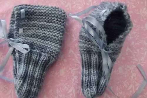 Handmade / Homemade, Sleeping Socks, Chrochet, Shades of Blue, Size - Medium, 1 Pair