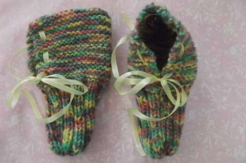 Handmade / Homemade, Sleeping Socks, Chrochet, Shades of Autumn, Size - Medium, 1 Pair