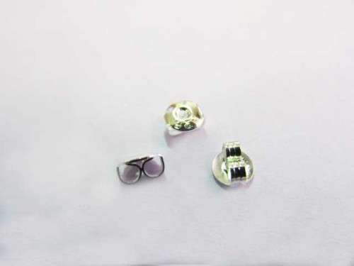 Findings, Clasp, Butterfly Back, Silver 925, 5mm, 2pc / 1 Pair