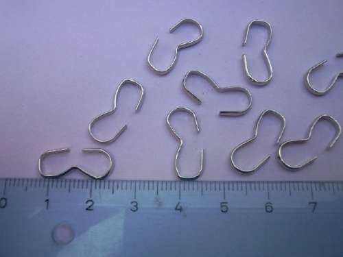 Chain Link Connector, Metal, Nickel, Extra Large, 17mm, ±20pc