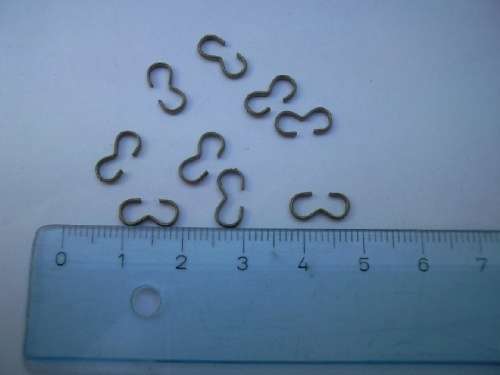 Chain Link Connector, Metal, Bronze, Medium, 10mm, ±20pc