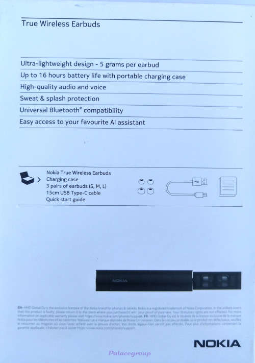 Nokia - True Wireless Earbuds - Universal Bluetooth Compatibility - 5 gr Per Earbud ........