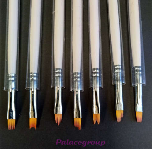 Nail Art Brush Set, 7pc / 1 Set, See Below.
